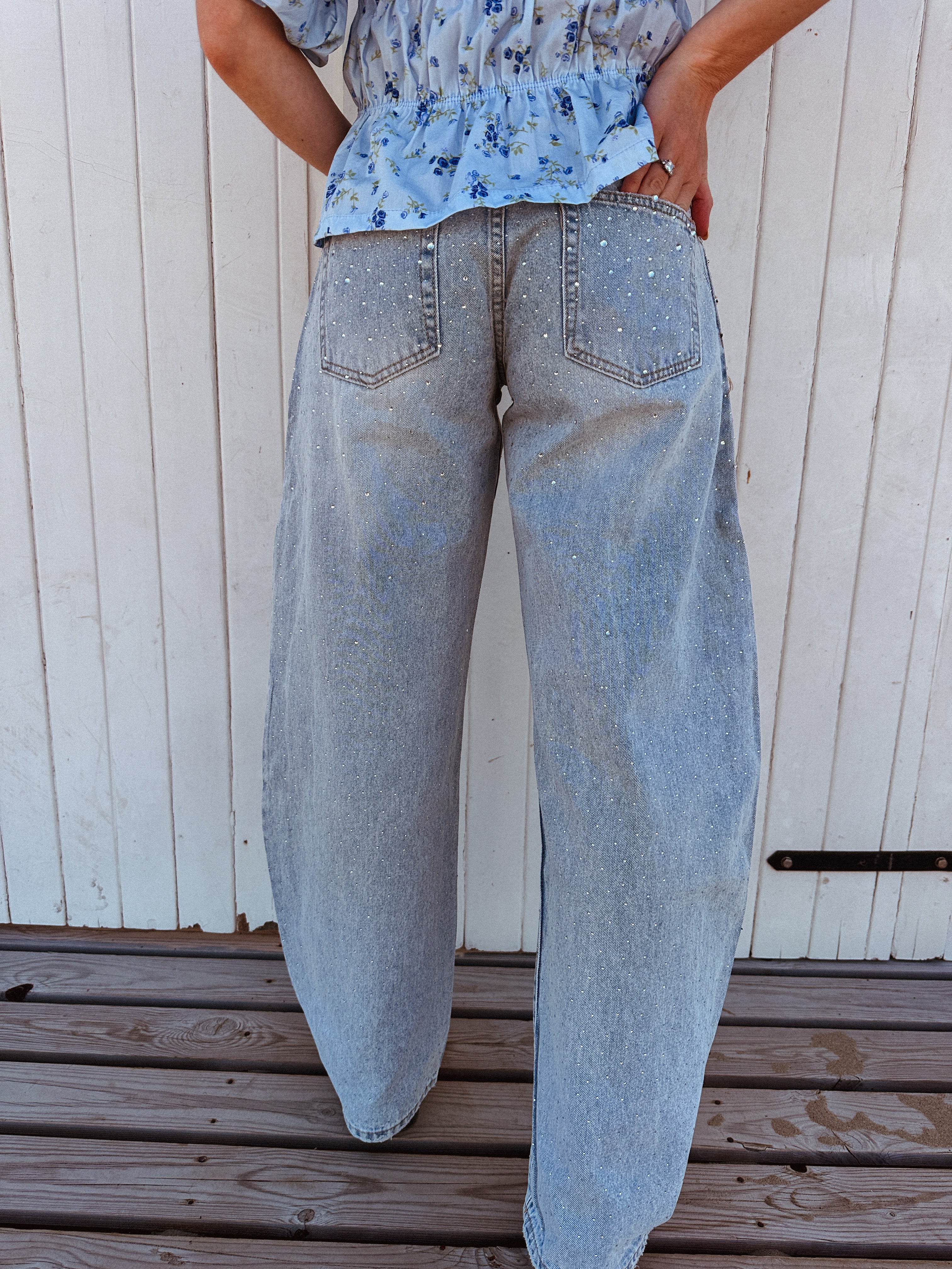 Kato jeans strass