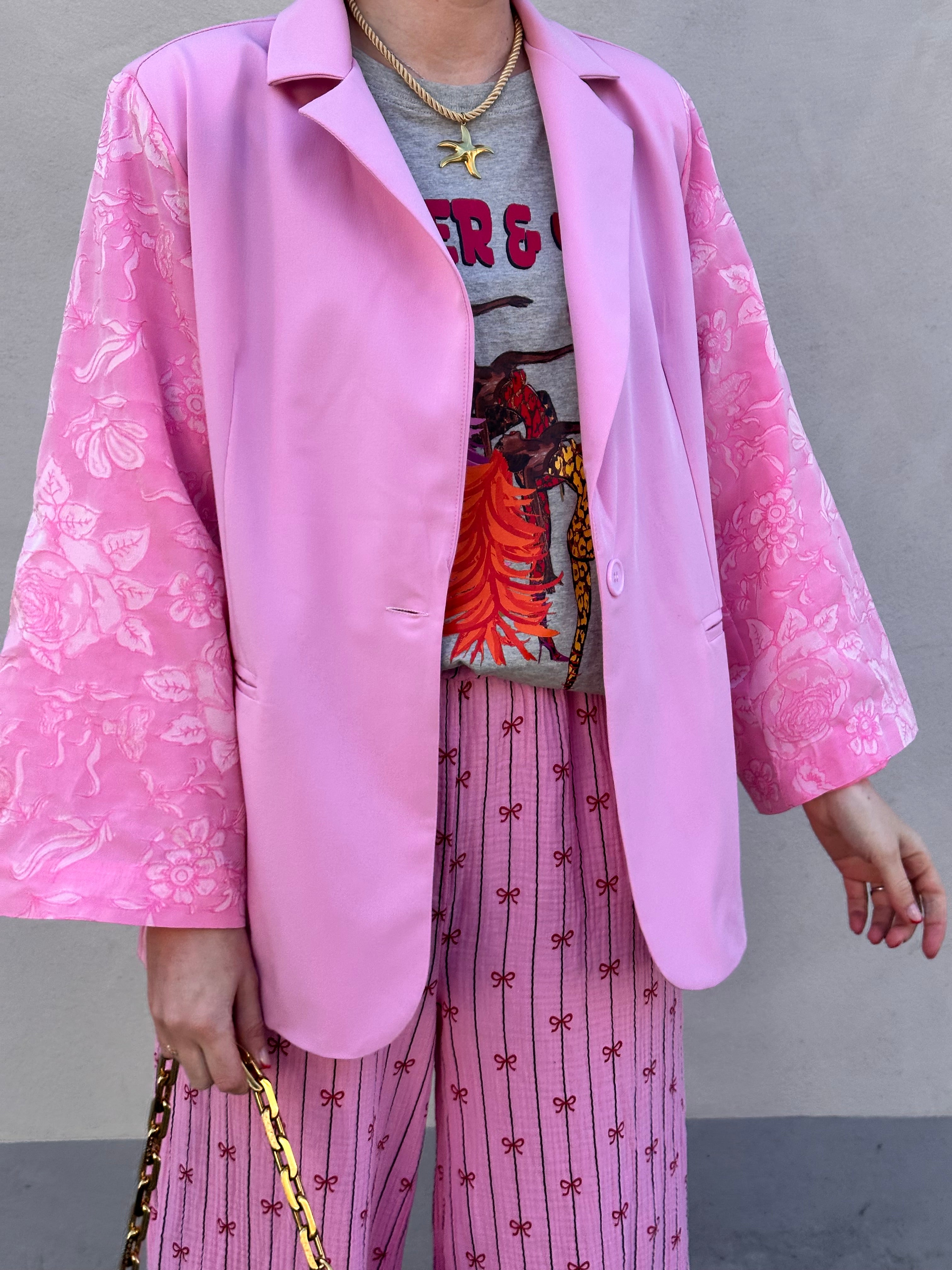 Manou blazer roze