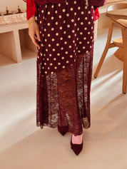 Zoé rok Bordeaux polka