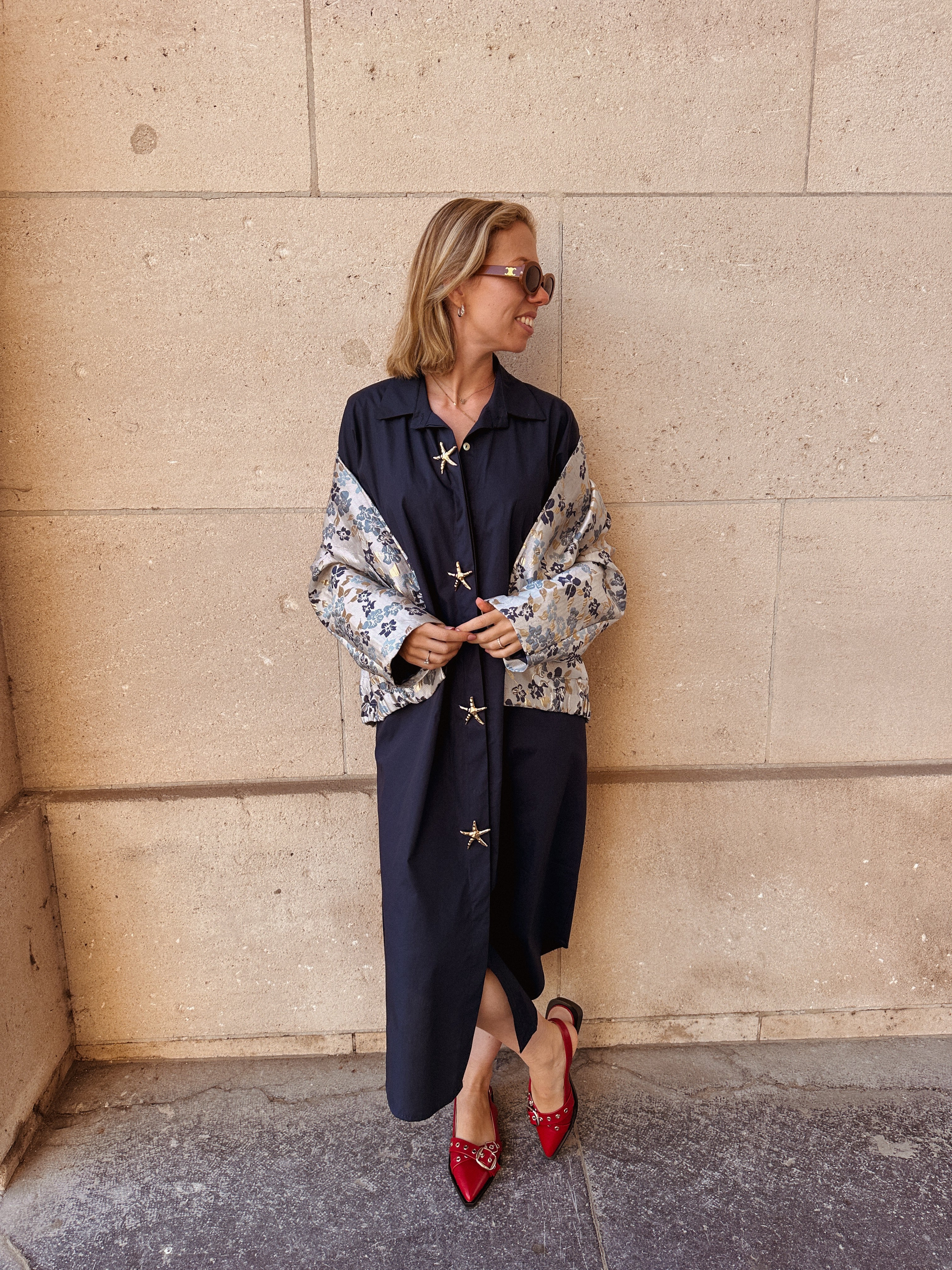 Senna donkerblauwe jurk