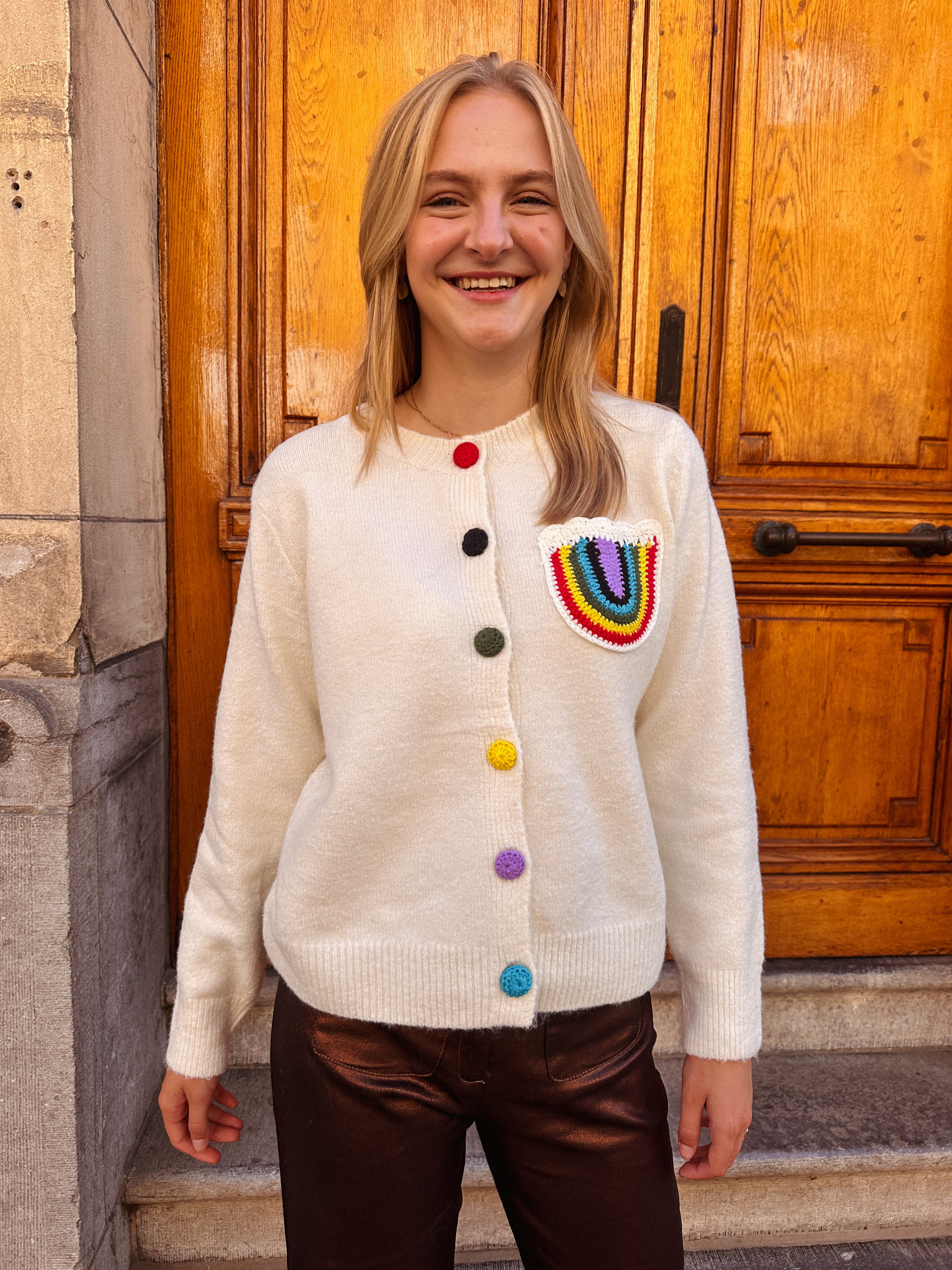 Tina gilet rainbow