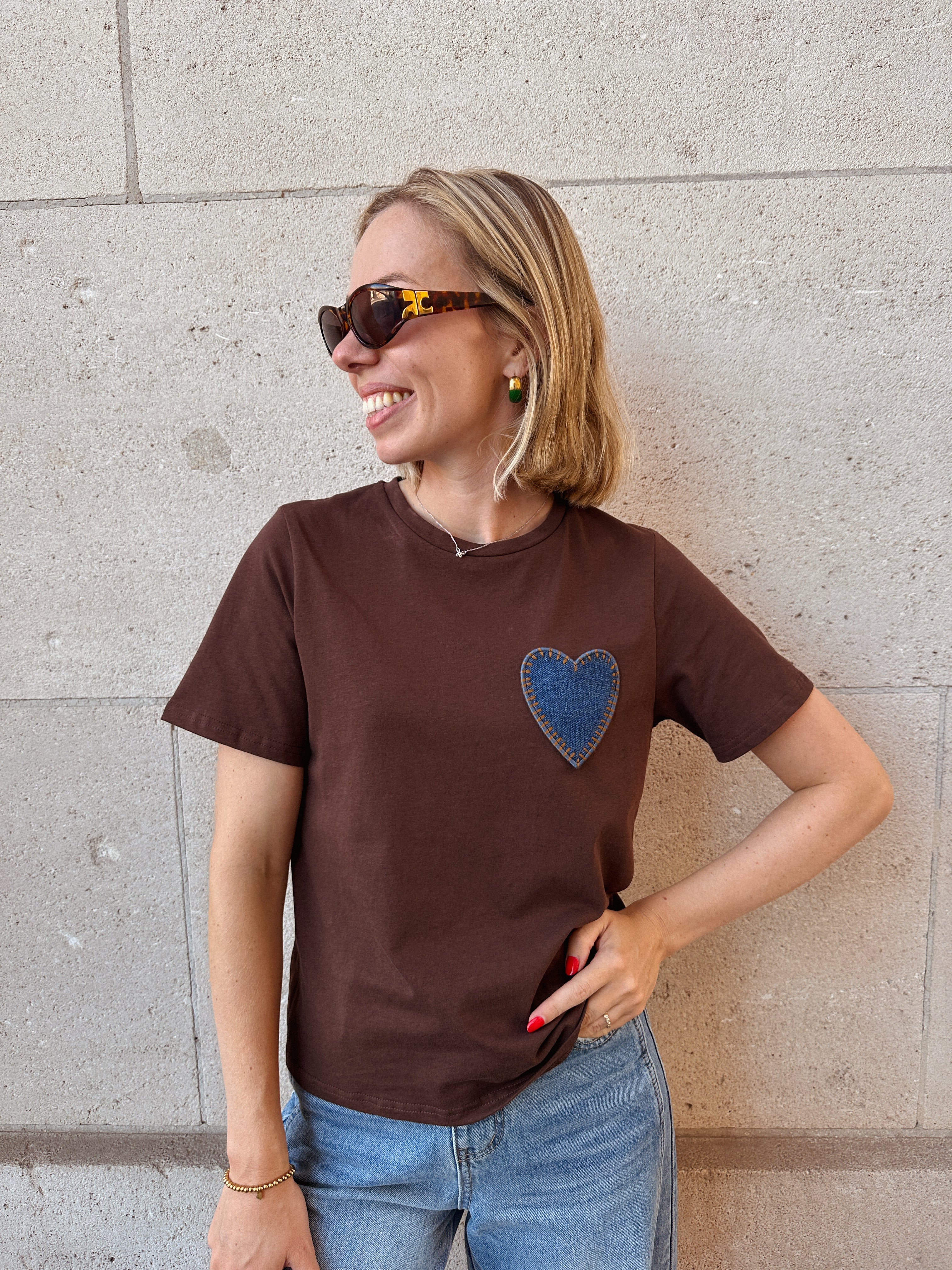 Pippa shirt bruin