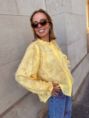Marion blouse butter yellow