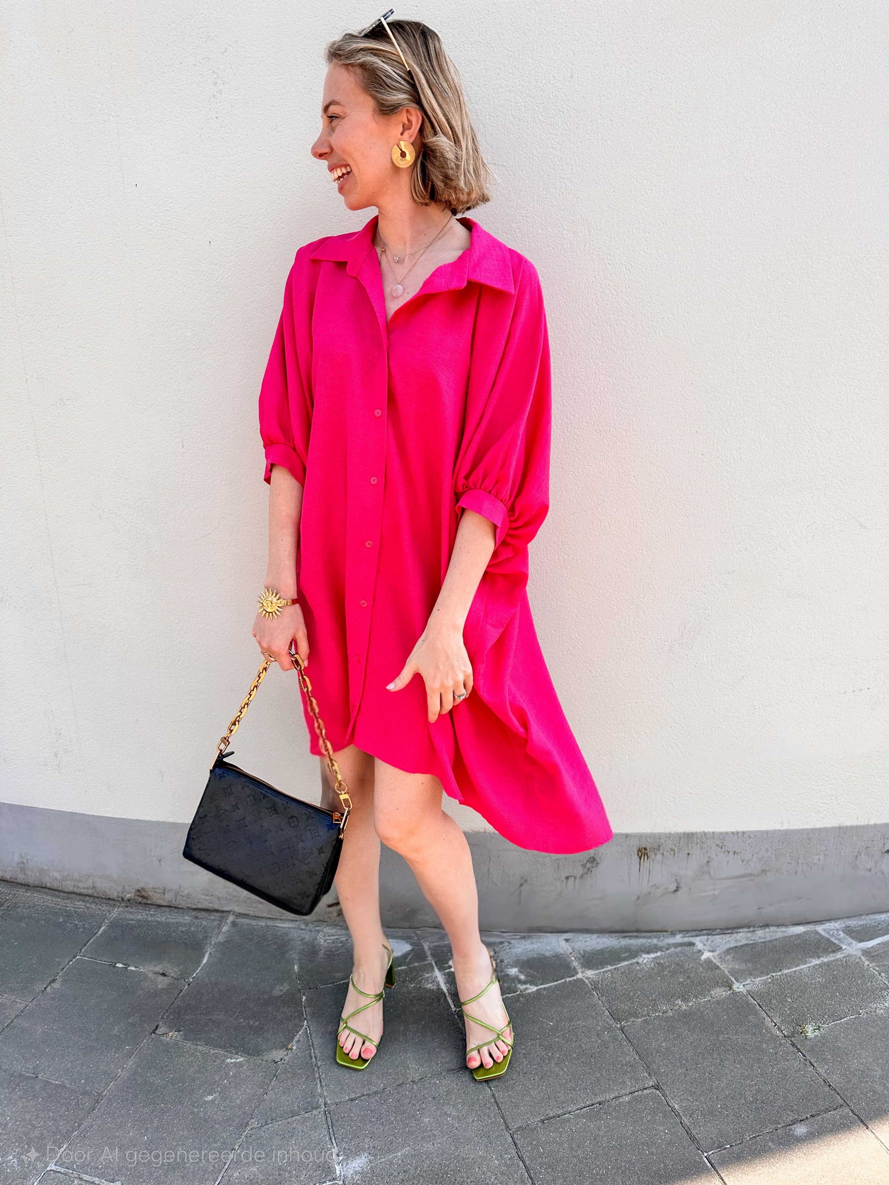 Rosanna jurk fuchsia