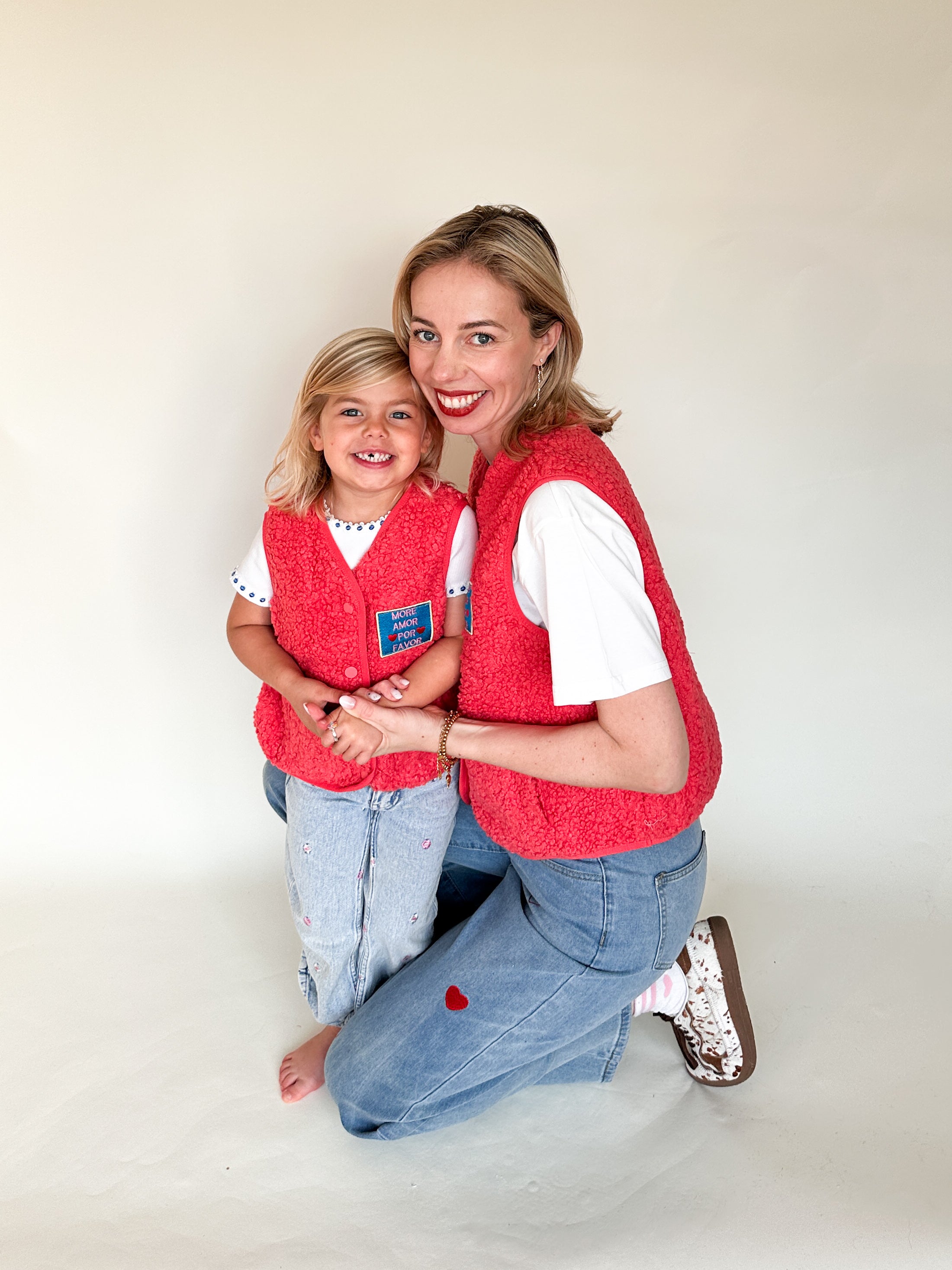 Sienna bodywarmer koraal kids