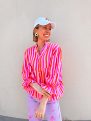 Juna blouse gestreept