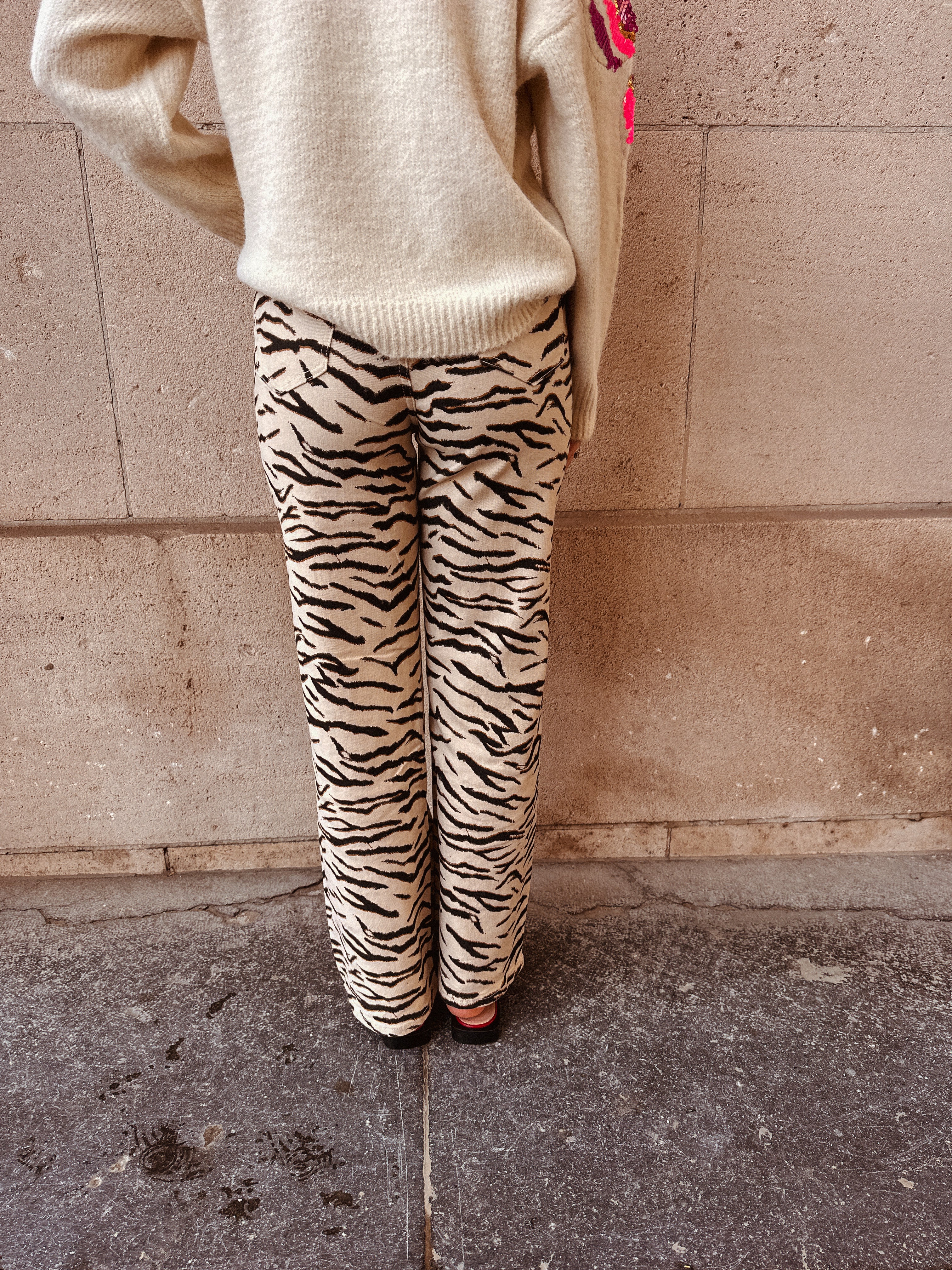 Lisa broek zebra
