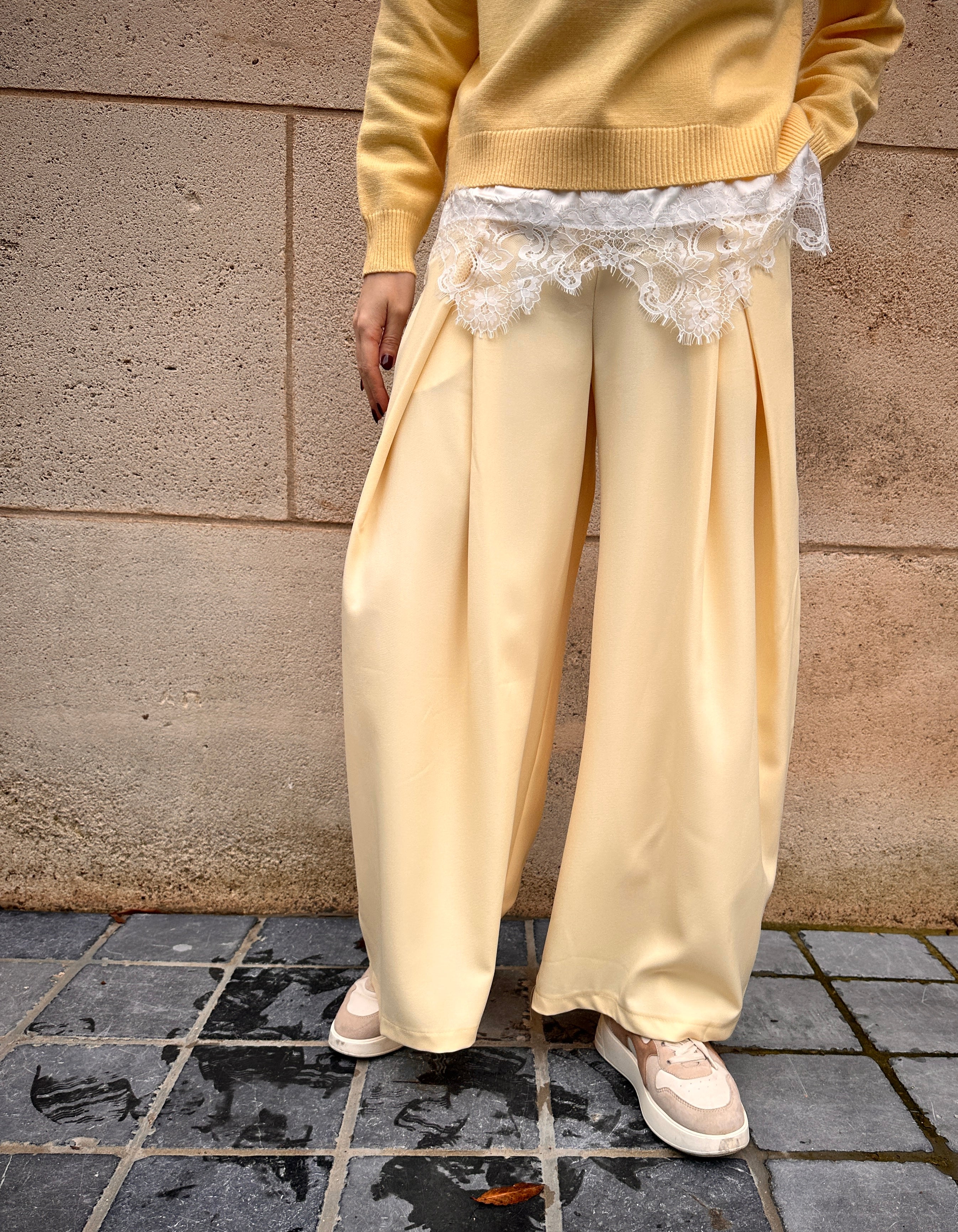 Fleur broek butteryellow