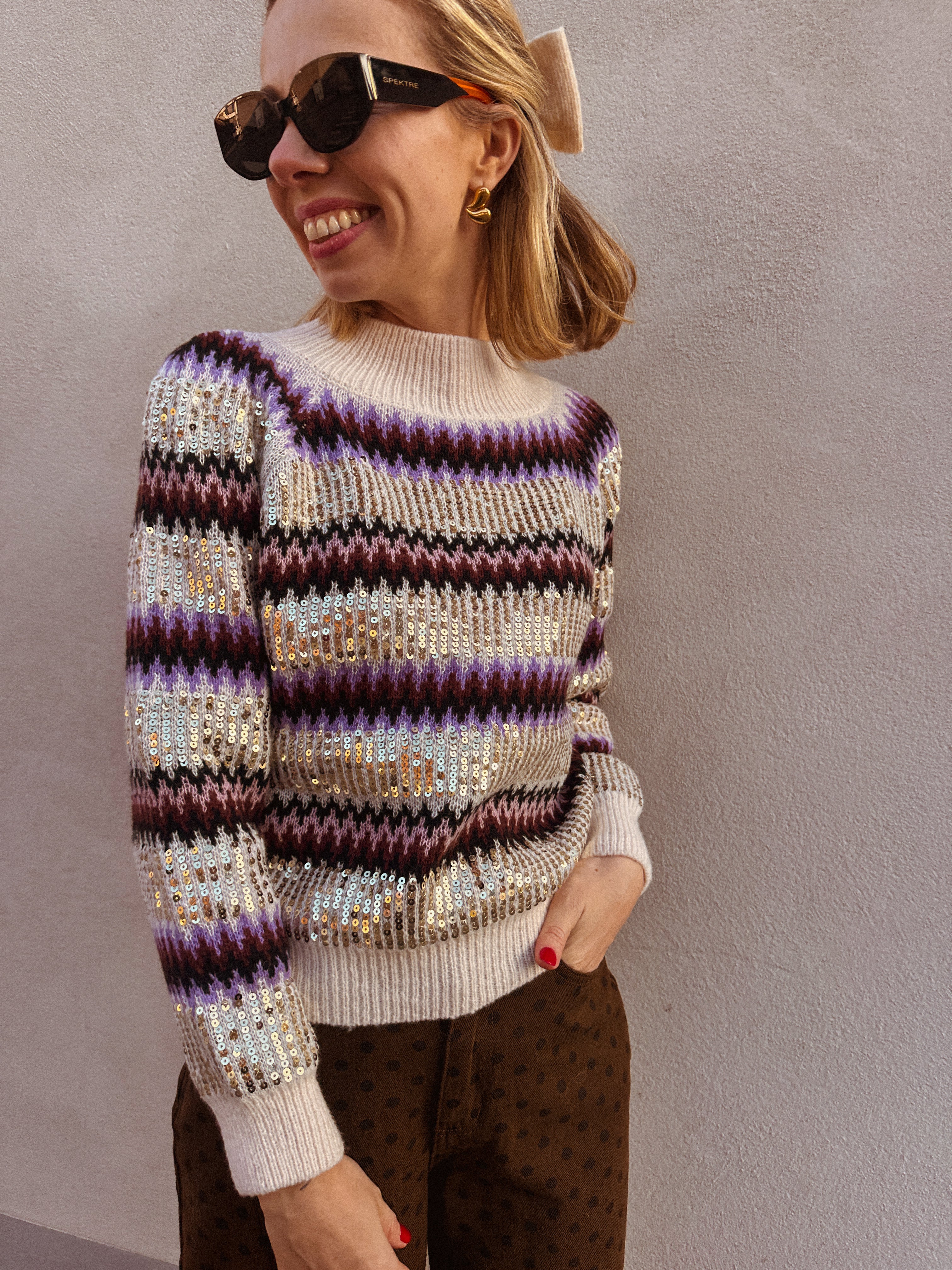 Liena trui pailletten