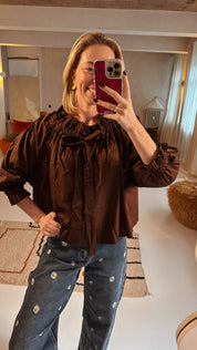 Julia blouse bruin