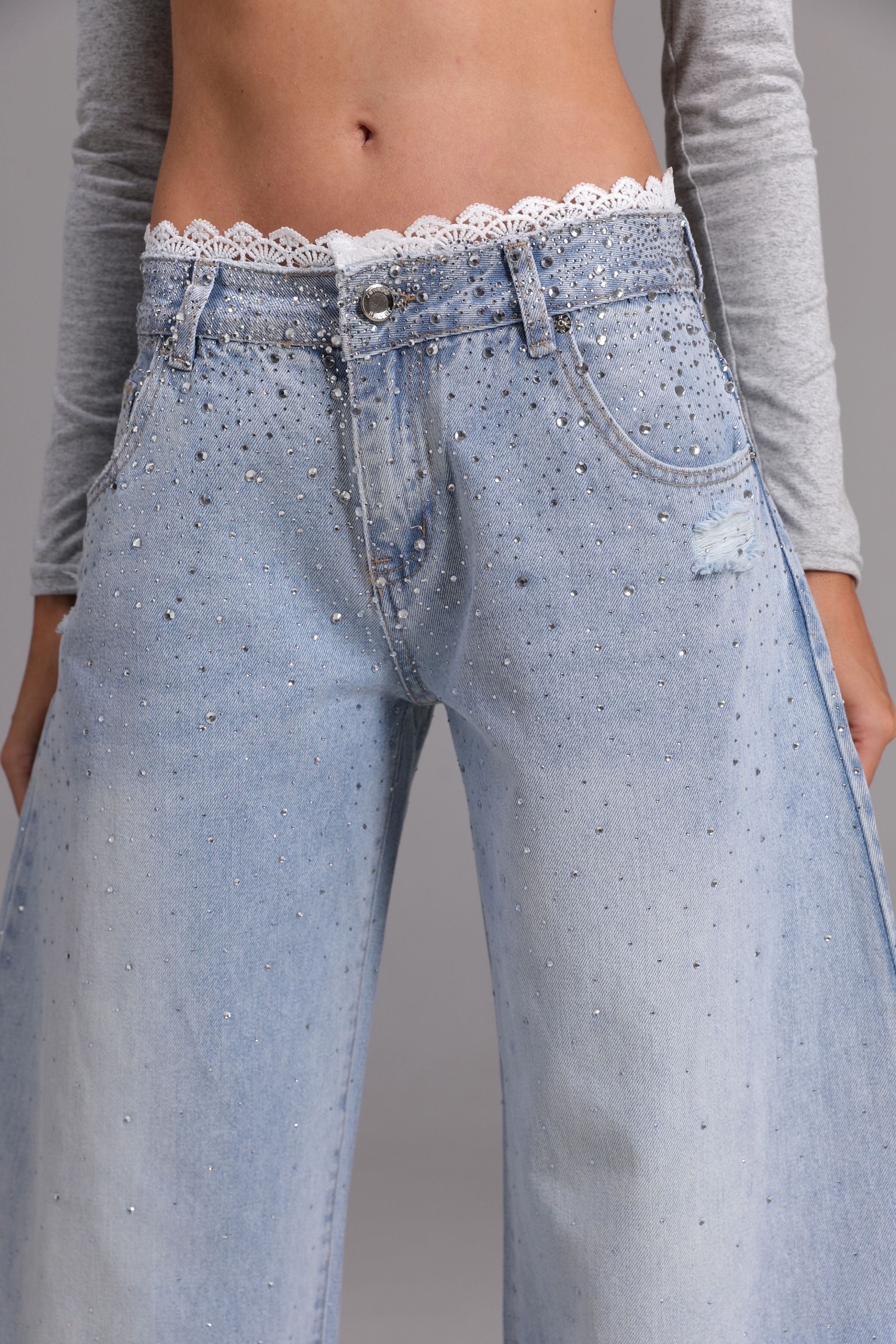 Kato jeans strass
