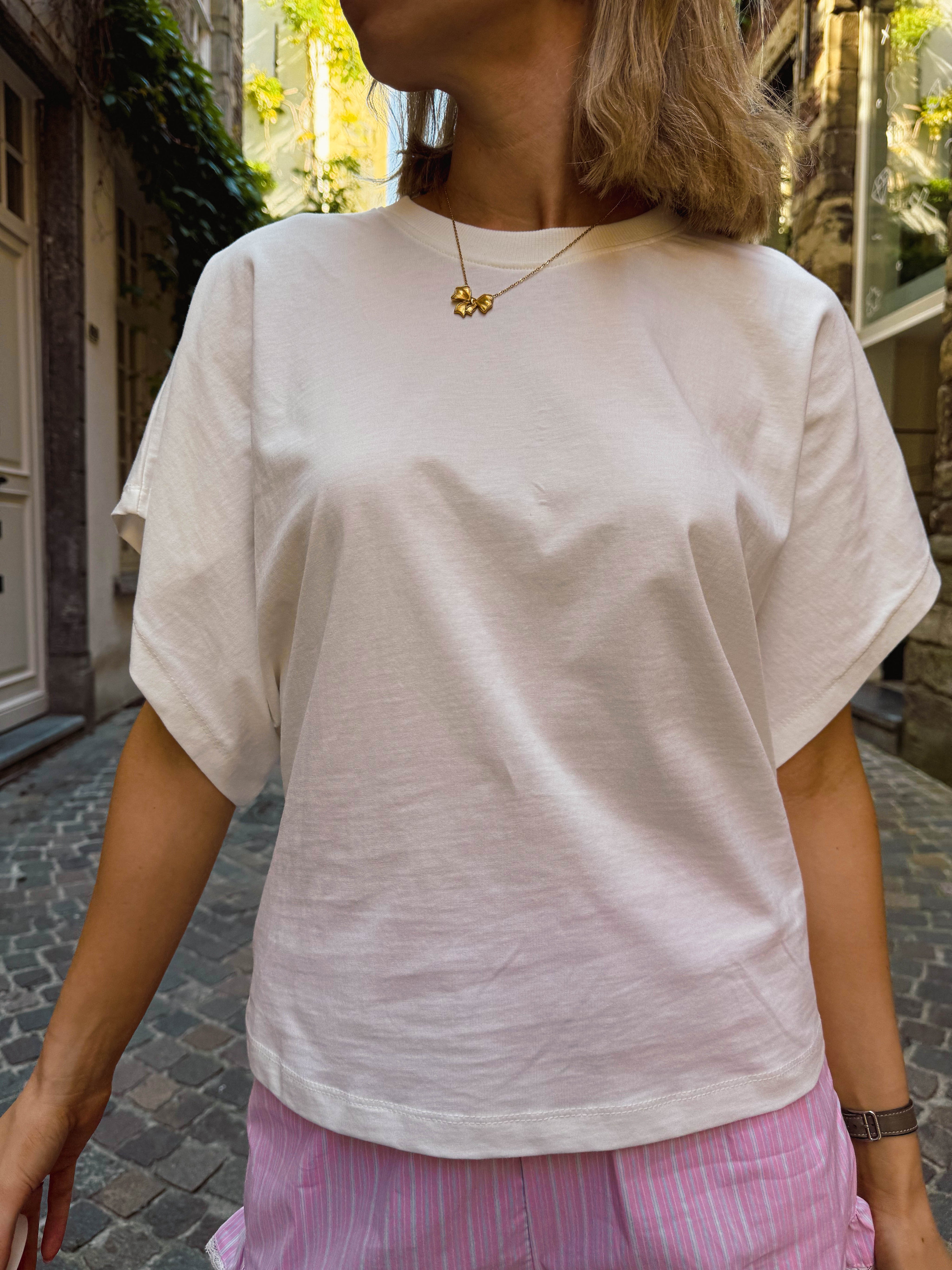 Coco T-shirt  katoen wit