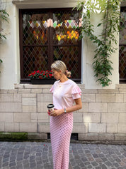 Morgan T-shirt katoen roze