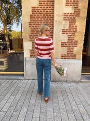 Yasmine jeans gebloemd