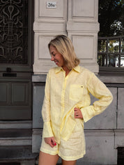 Giulia linnen blouse The Lola Club