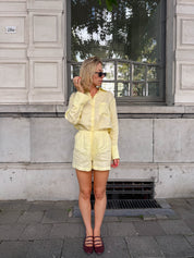 Giulia linnen blouse The Lola Club