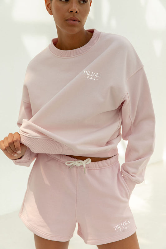 Ruby sweater zachtroze The Lola Club