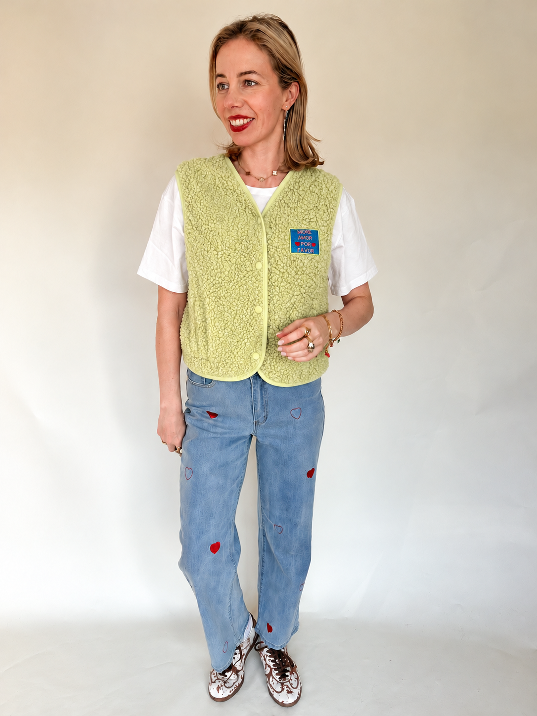 Sienna bodywarmer appelgroen