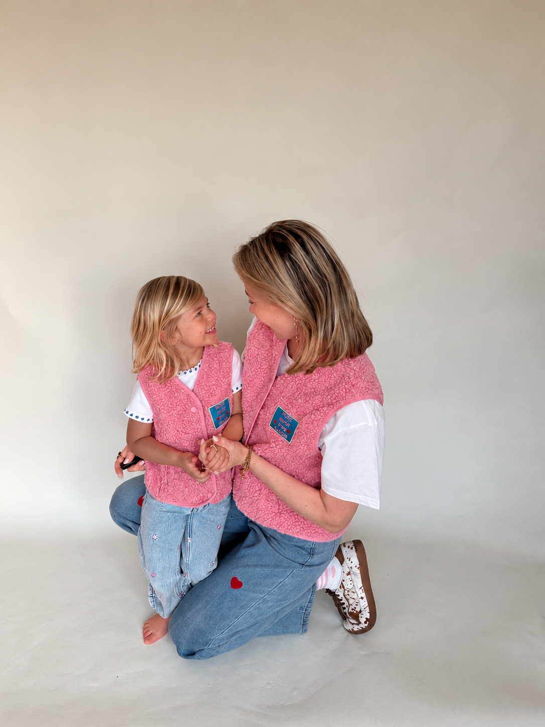 Sienna bodywarmer roze