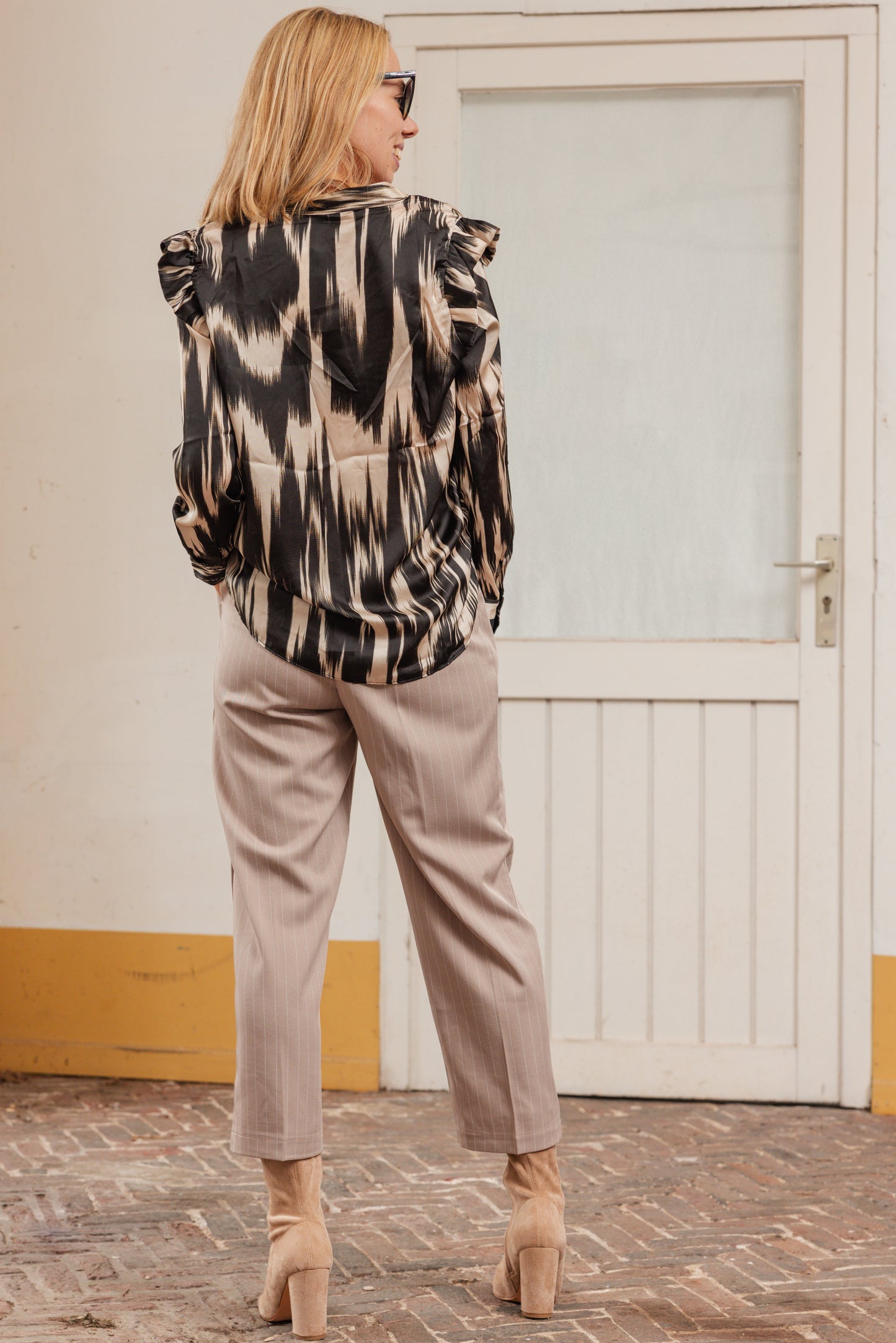Bente broek beige