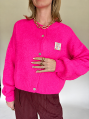Zoë gilet fuchsia