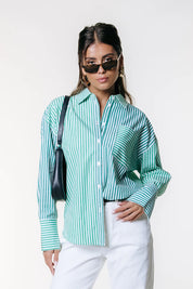 Colourful Rebel blouse groen