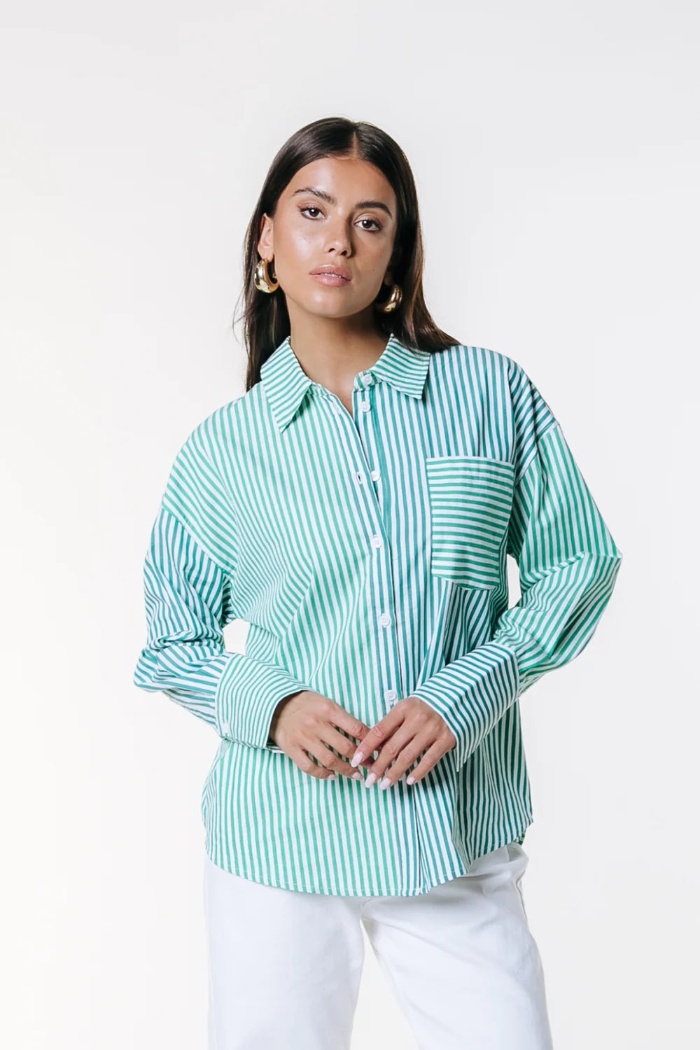 Colourful Rebel blouse groen