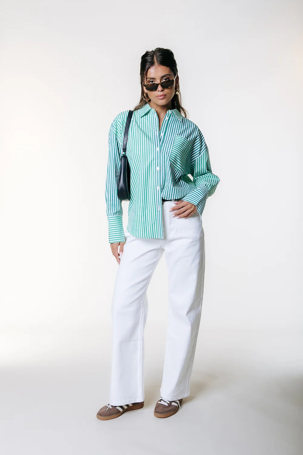 Colourful Rebel blouse groen