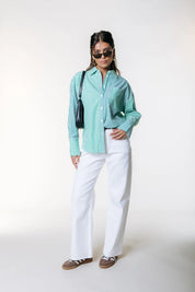 Colourful Rebel blouse groen