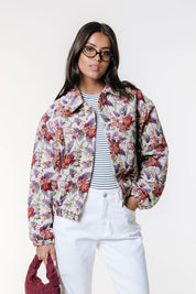 Colourful rebel bomber jacket
