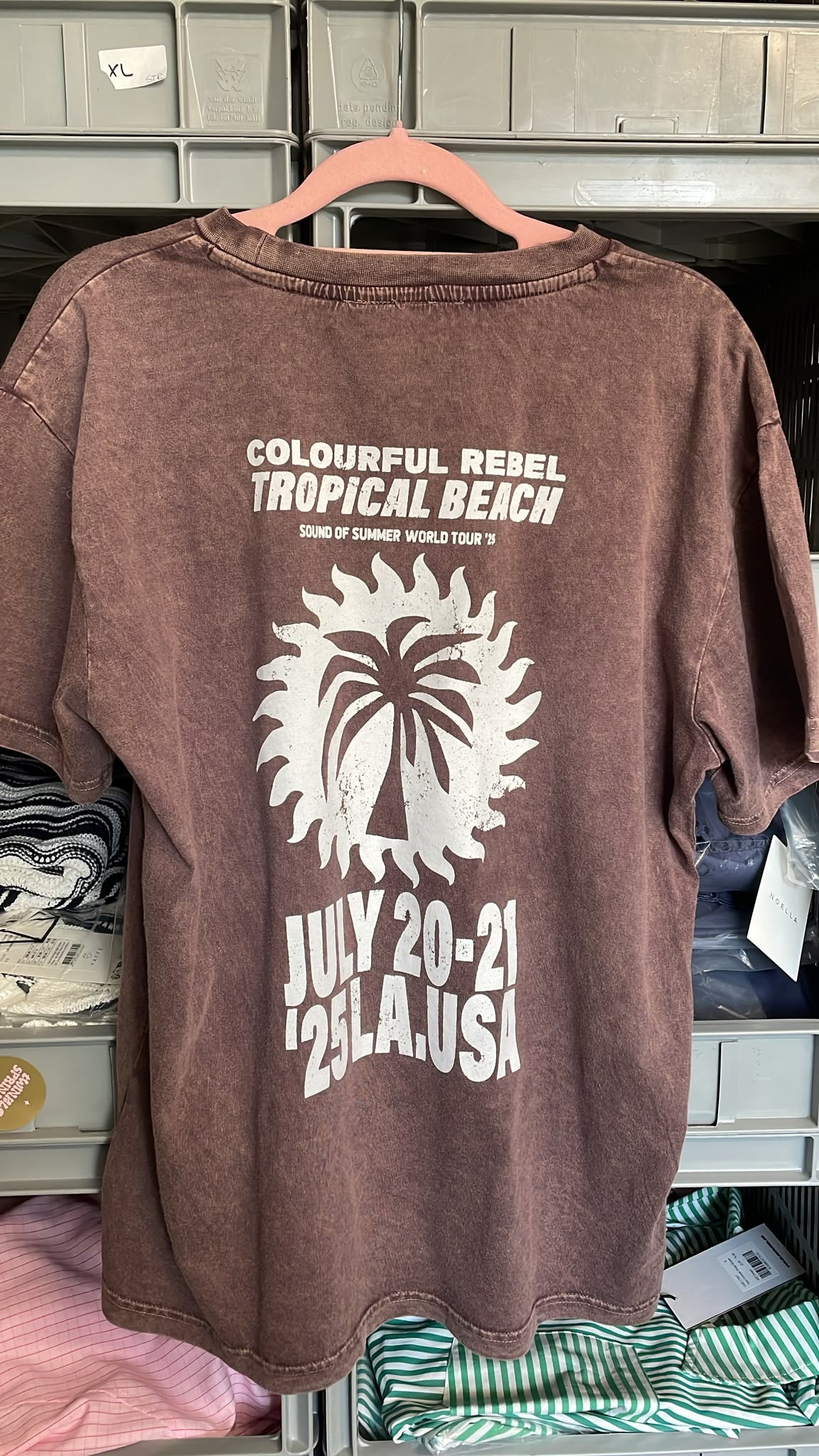Tropical Beach T-shirt Colourful rebel