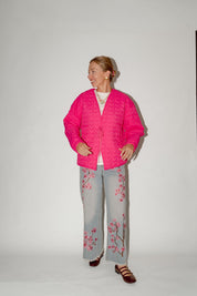 Marie jeans gebloemd