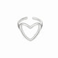 Kiki heart ring zilver