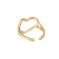 Kiki heart ring goud