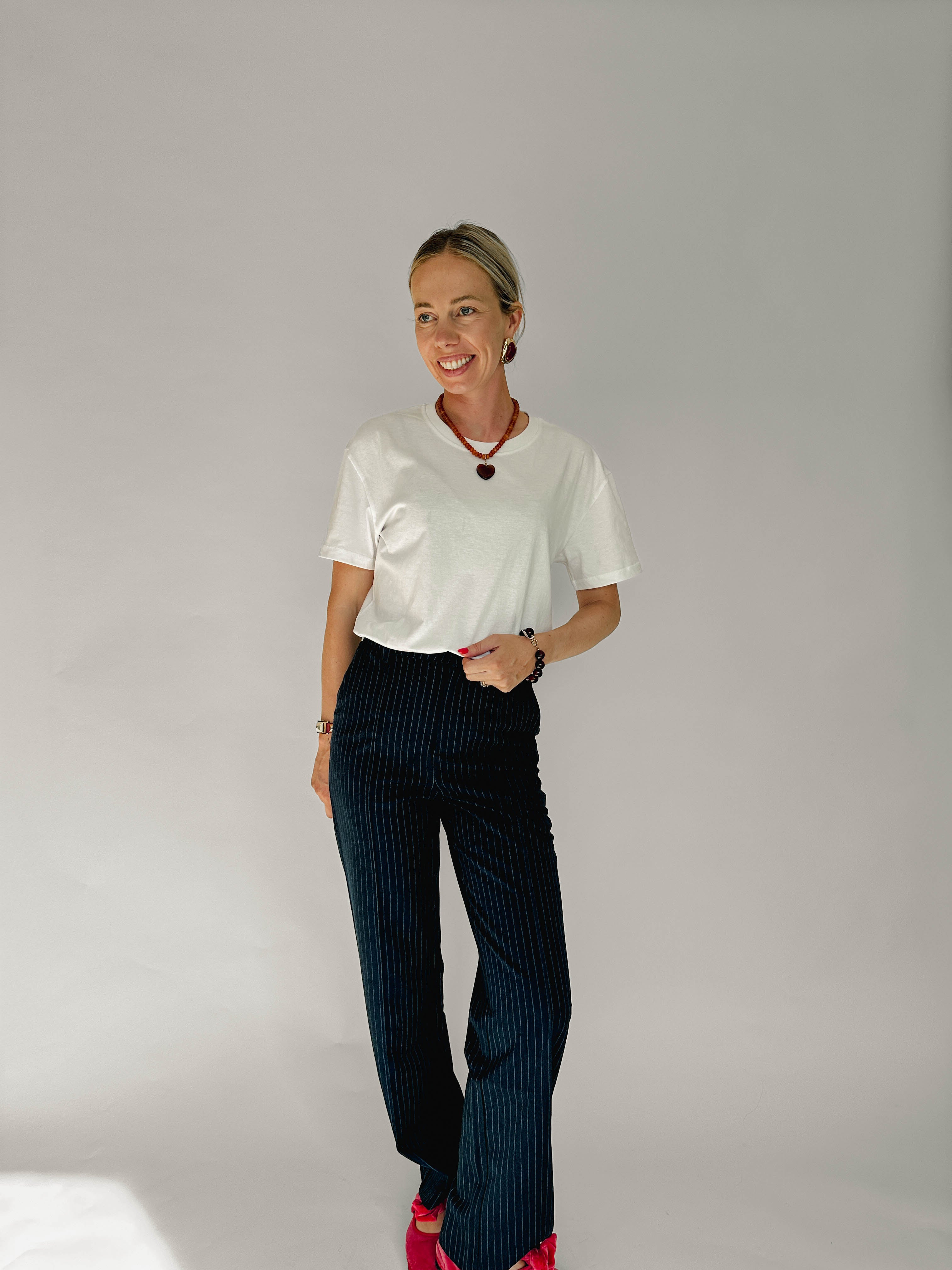 Rus gestreepte broek blauw