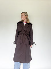 Elle trenchcoat bruin