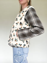 Nora white bodywarmer