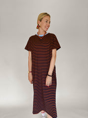 Elodie t-shirt jurk gestreept