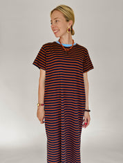 Elodie t-shirt jurk gestreept
