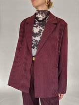 Phebe blazer burgundy