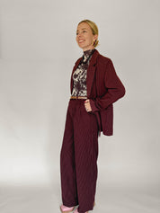 Phebe broek burgundy