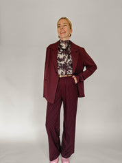 Phebe broek burgundy