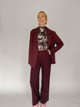 Phebe broek burgundy