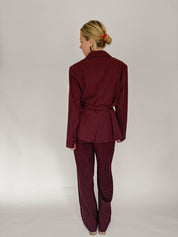 Phebe blazer burgundy