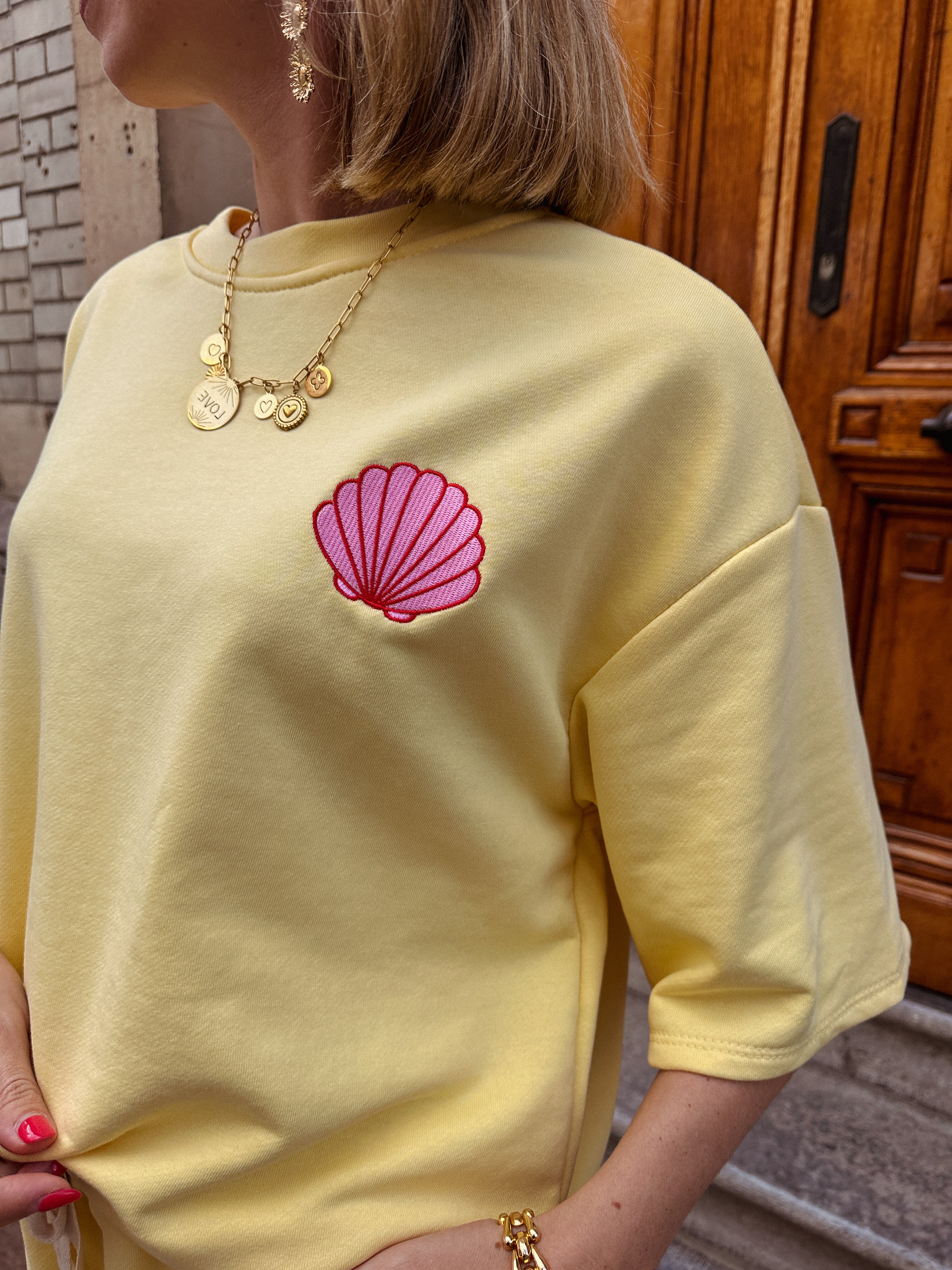Nore sweatshirt butter yellow