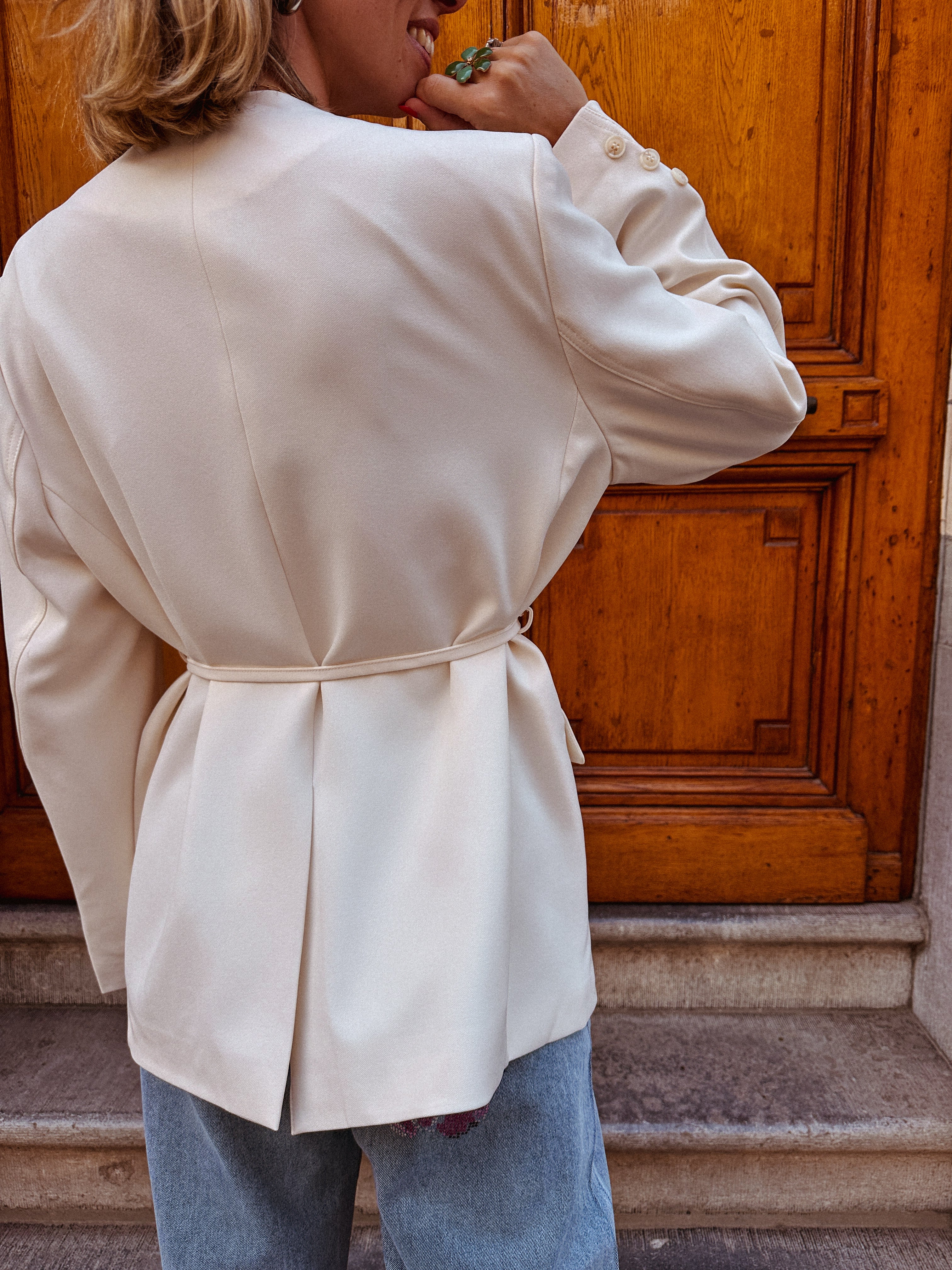 Lola blazer ecru