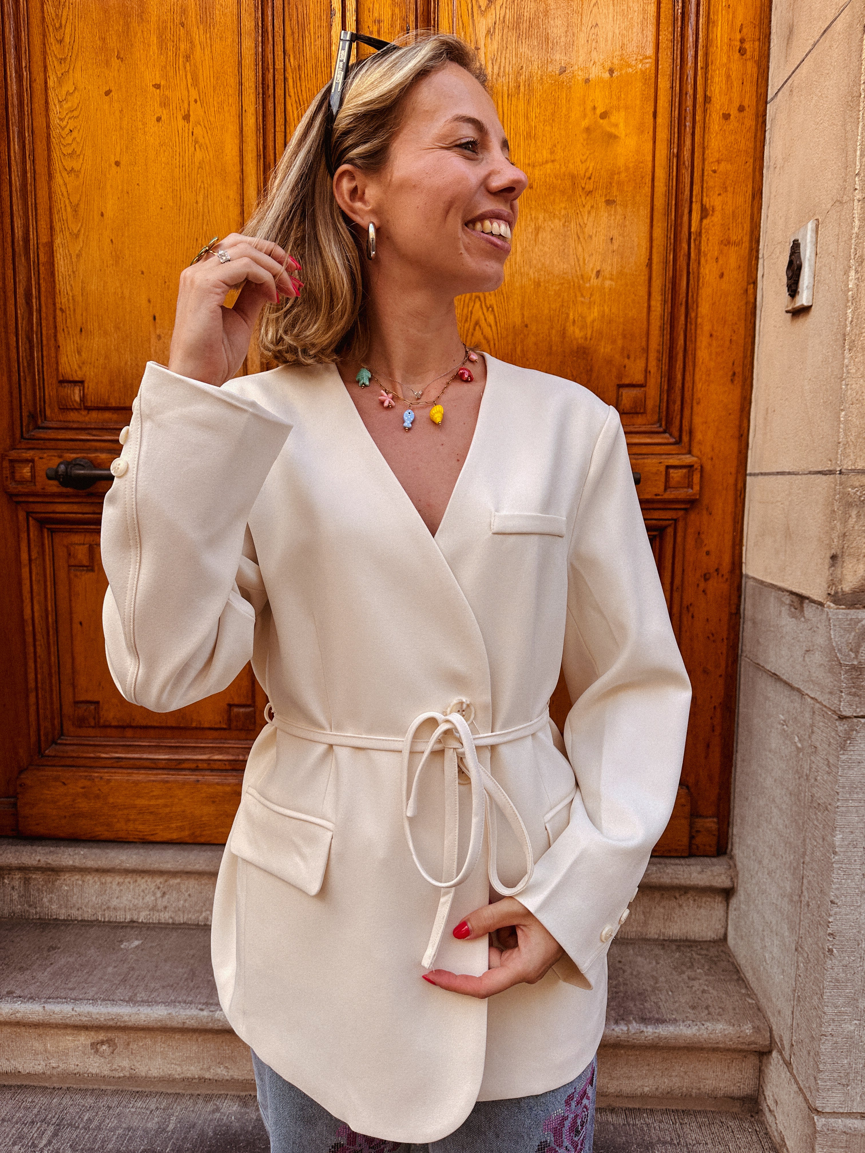 Lola blazer ecru