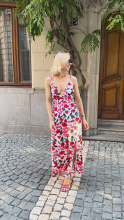 Naïa jurk gebloemd