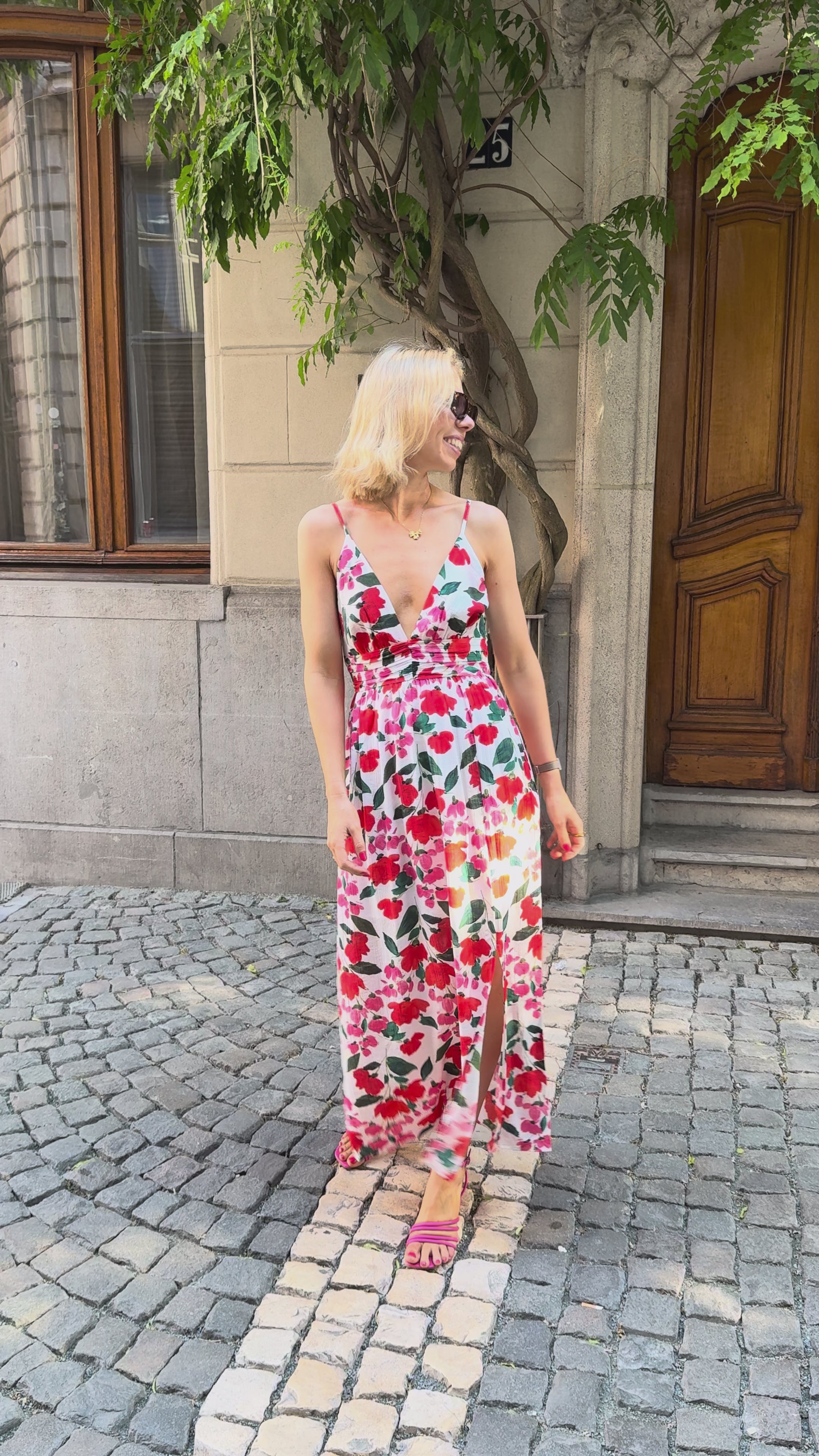 Naïa jurk gebloemd