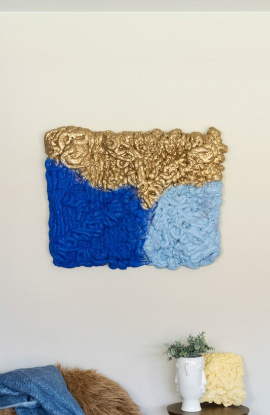 Foam (Blue, light blue, gold)